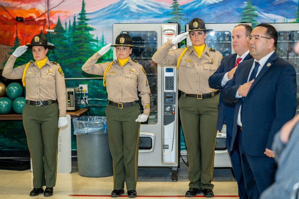 CMF honor guard and others.