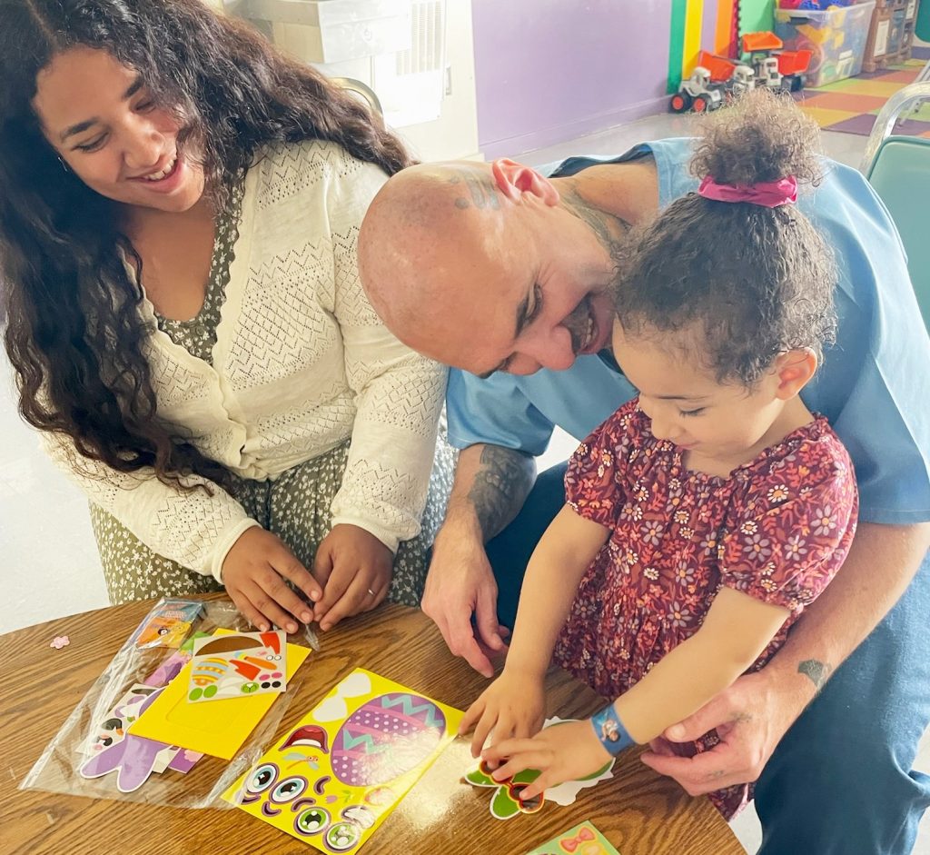 Crafts for the families at SATF.