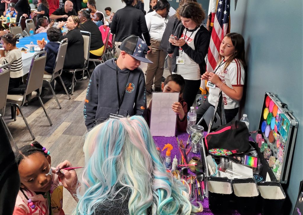 Facepainting at CSP-Solano.