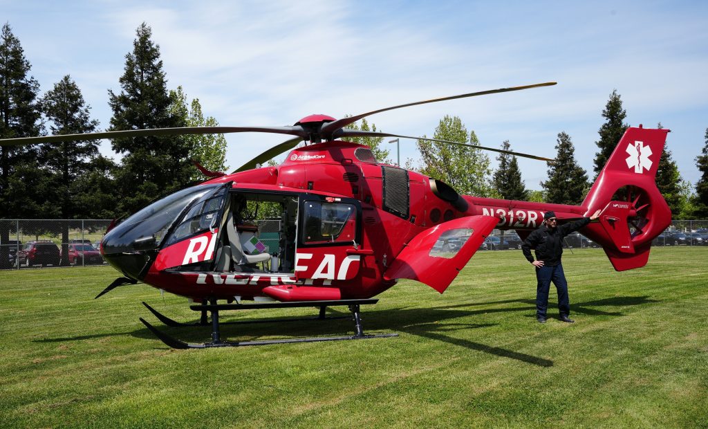 Helicopter at CSP-Solano.