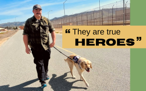 K-9 Officer Grady and Anna at Salinas Valley State Prison (SVSP) helped save two teens from a burning car.