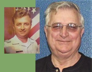 William "Bill" Witt two photos, one in the Air Force and the other as a retired correctional officer.