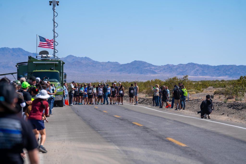 Group shot of the Baker to Vegas run. 