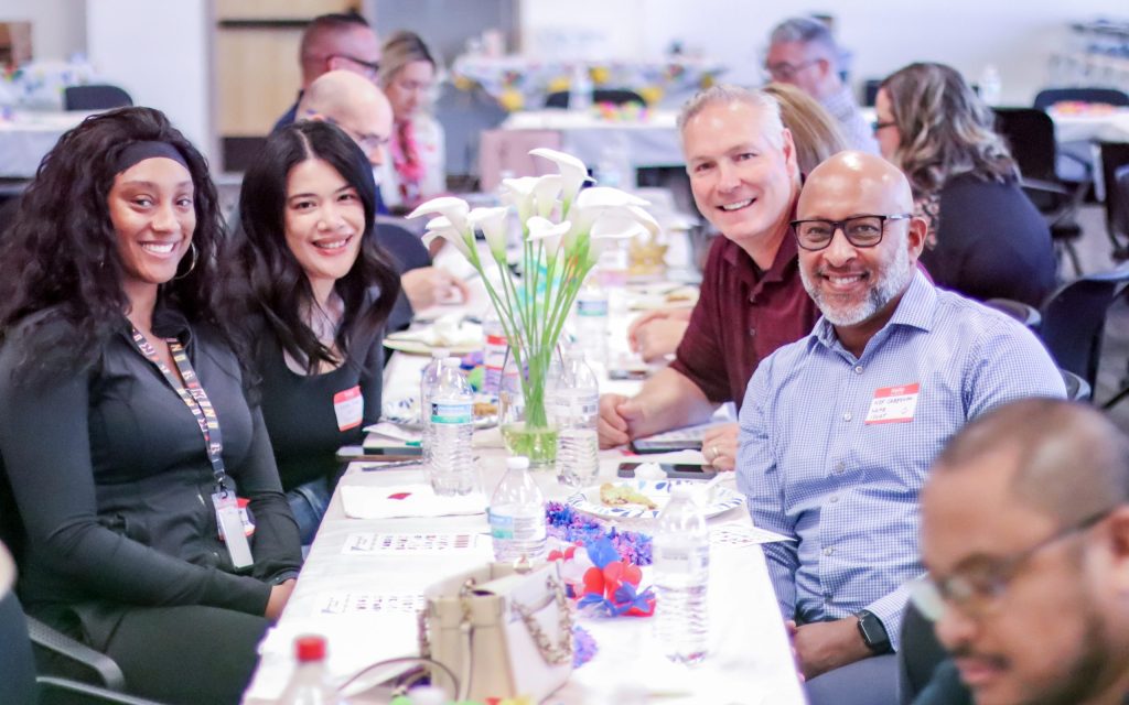 Enjoying a National Nurses Week lunch at CCHCS headquarters in Elk Grove, California, May 8, 2025.