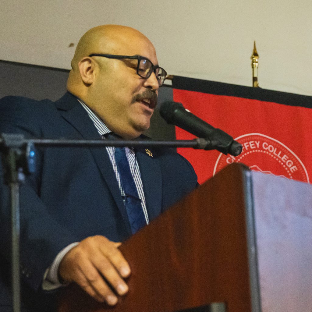 CIM acting Warden Eric Mejia.