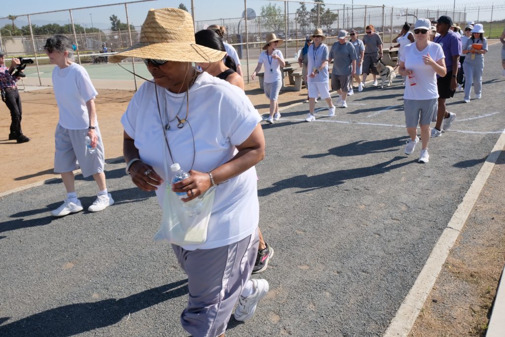 Getting a start on the run/walk to raise funds at CIW.