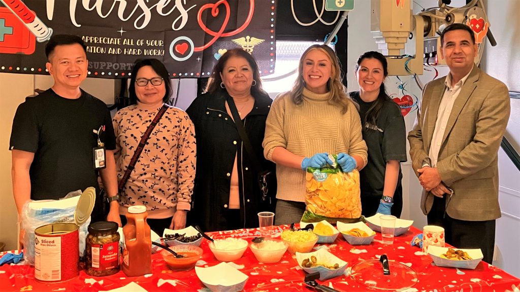 Celebrating nurses at California Rehabilitation Center (CRC) in Norco, California, as part of National Nurses Week 2025.