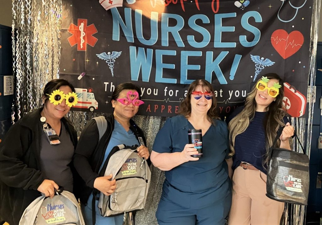 Winners from CSP-Corcoran Nurses Week.
