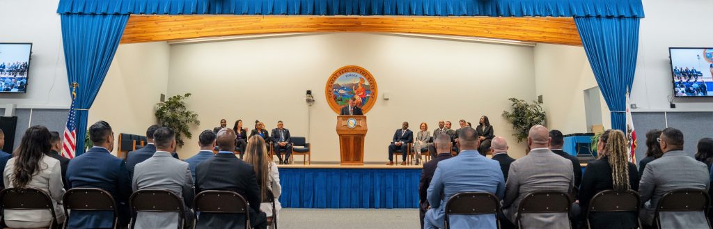 CDCR welcomed 41 new parole agents at their graduation from the academy in Galt, California.