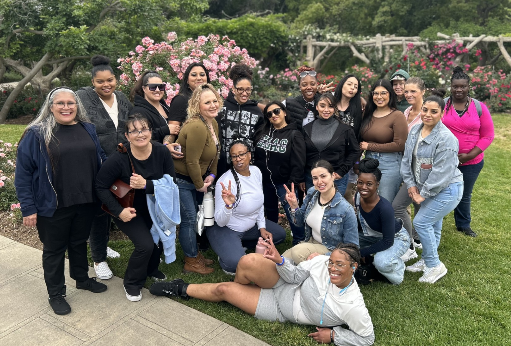 FCRP smiling in the botanical gardens