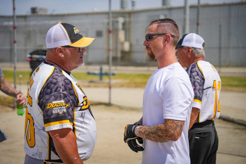 The Home Run Derby at four CDCR institutions with two people speaking.