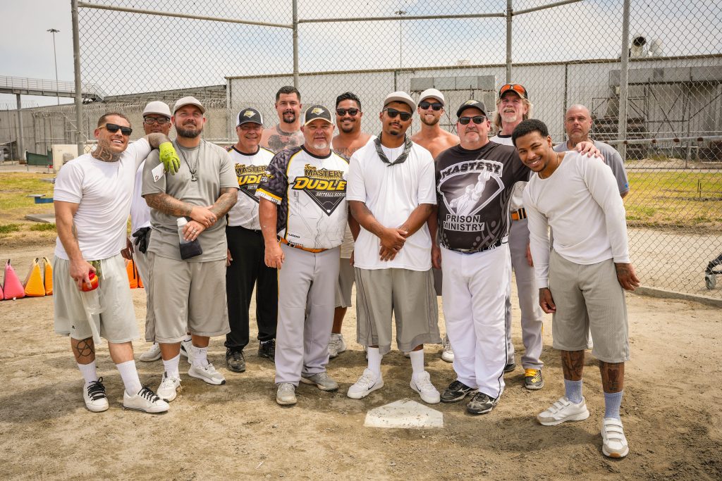 Group photo of Home Run Derby at one of the four CDCR institutions.