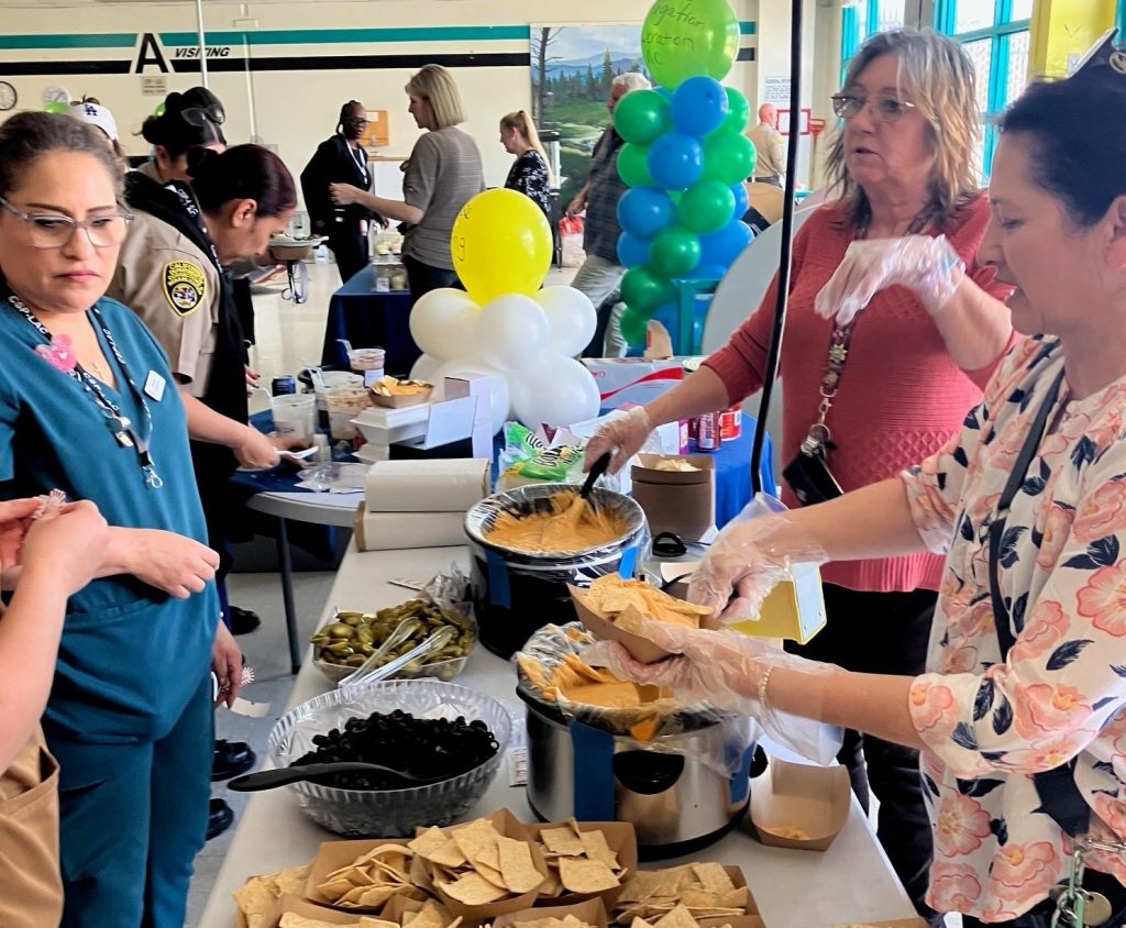 Nachos being served at LAC.