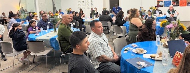 MCRP LA2 Habitat for Humanity ceremony audience.