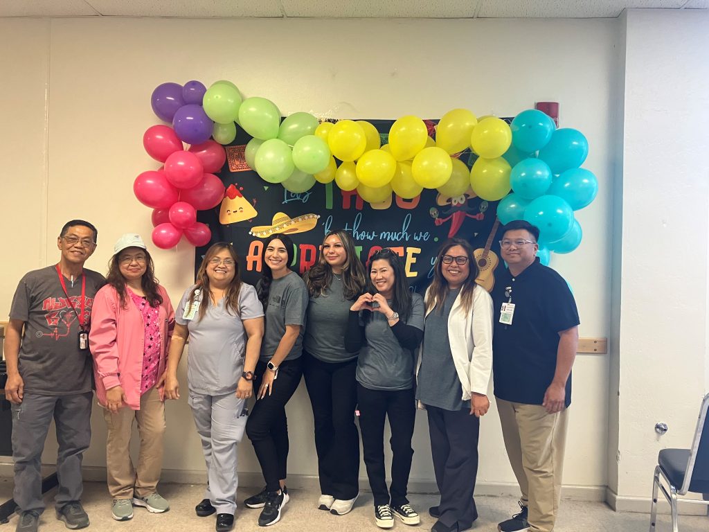 8 NKSP nurses smiling for the camera
