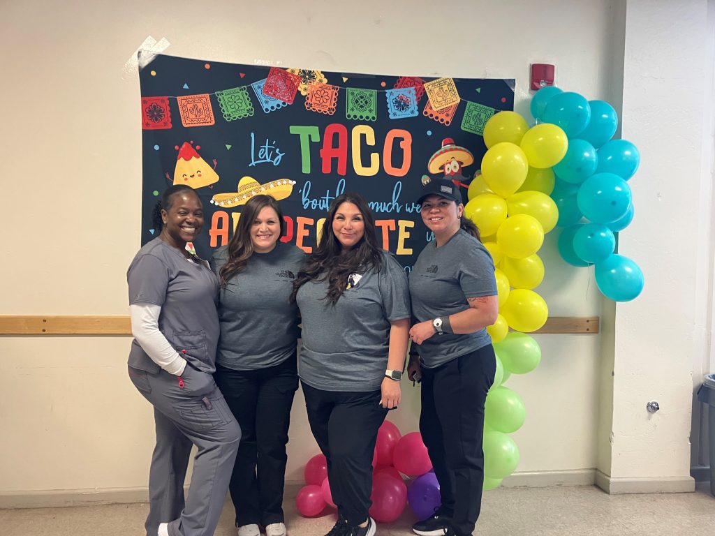 4 NKSP nurses smiling for the camera