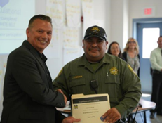 RJD officer with LEAN certificate