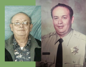 Manuel Rodriguez as an officer and another more recent photo.