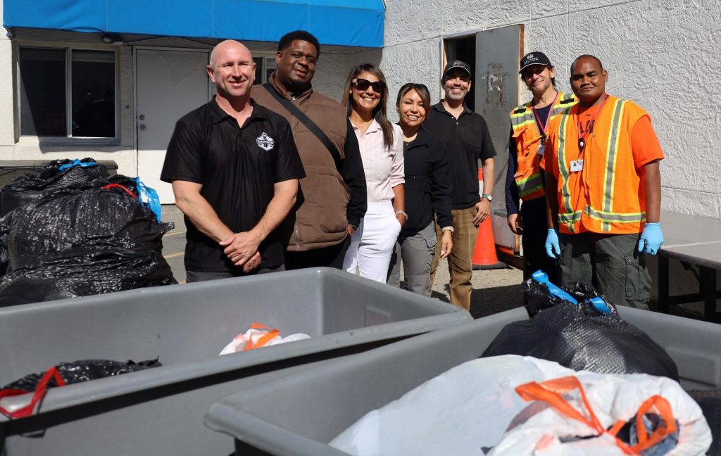 San Quentin Warden Chance Andes, Associate Warden T. Shorter, Associate Warden N. Avila, Captain Franco and MSSI Mario Jimenez at the rescue mission.