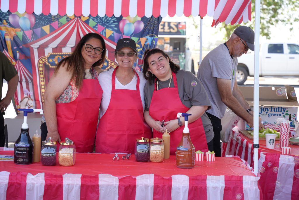 The staff wellness fair was carnival themed at Valley State Prison.