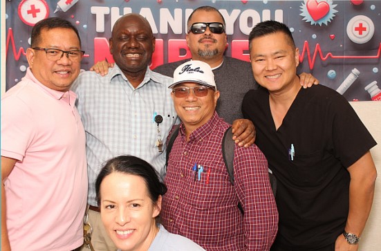 Group photo of staff at Wasco State Prison-Reception Center in Delano.