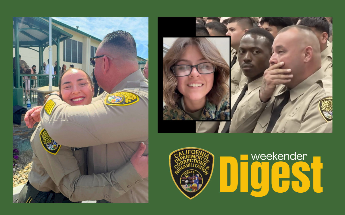 Weekender Digest for May 10 looks back at top stories, including two about officers and their daughters.