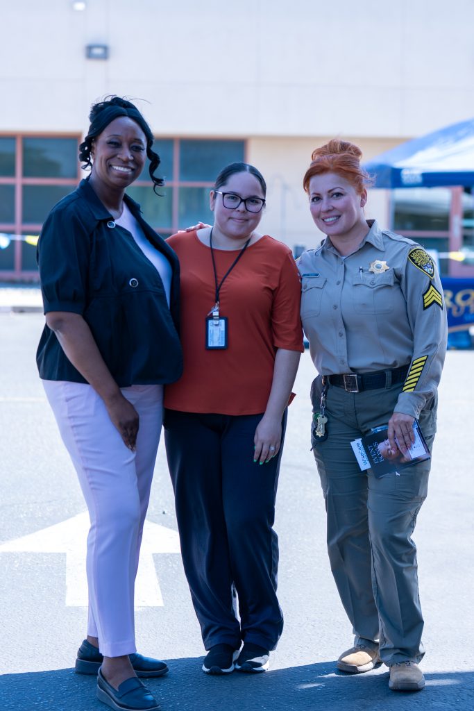 PIO Monique Williams and staff at health and wellness fair for Week in Review, June 20.