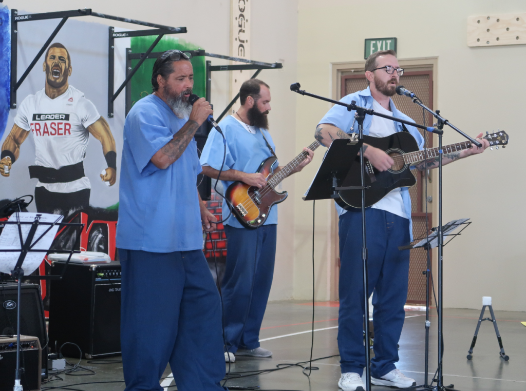 incarcerated band playing at pac graduation