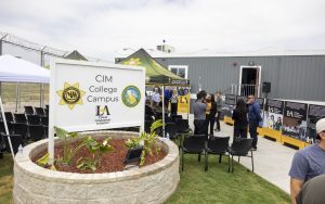 CIM college campus ceremony and ribbon cutting.