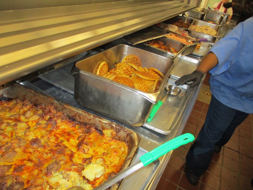 Food prepared for Juneteenth dinner at CIW.