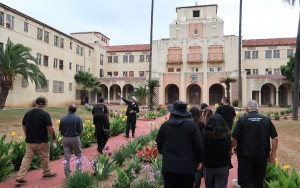 California Rehabilitation Center (CRC) at Norco held a Take Your Loved Ones to Work event for family and friends, giving them tours of the institution and demonstrating jobs.