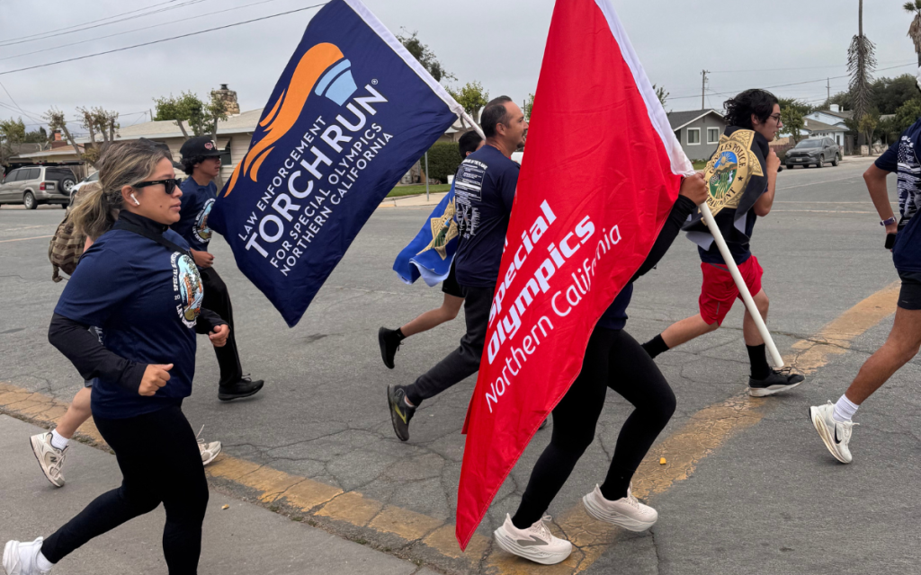 CDCR staff from CTF and SVSP run for Special Olympics.