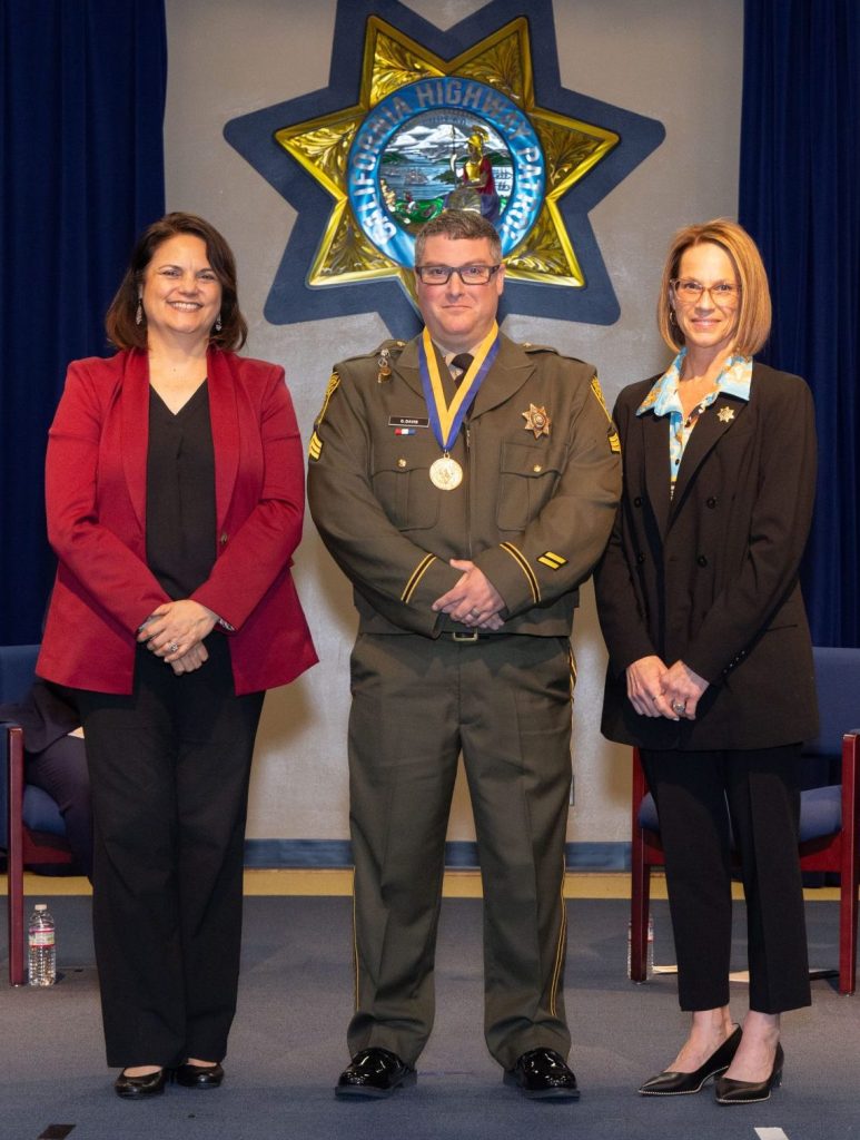 Charles Davis receives the Gold Star at the Governor Medal of Valor ceremony Friday, June 20, 2025.