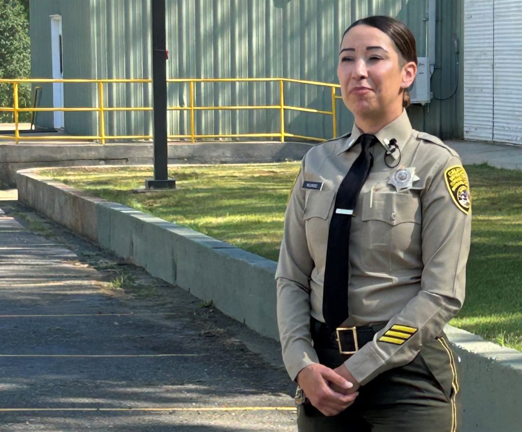 Lt. Vanessa Melendez is the camp commander at Pine Grove Youth Conservation Center.