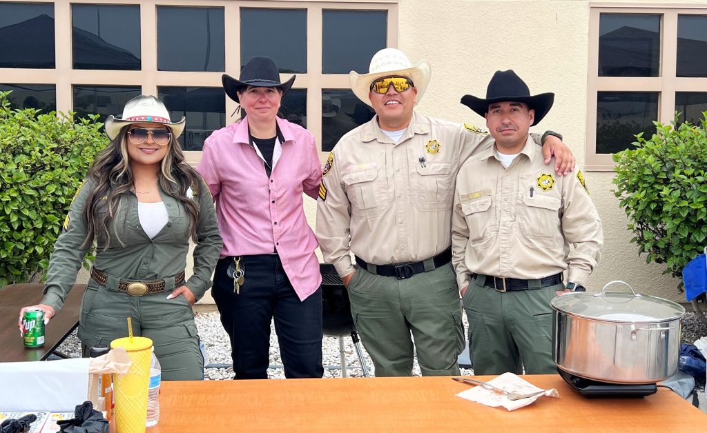 Facility E chili cook-off team at RJD staff appreciation.