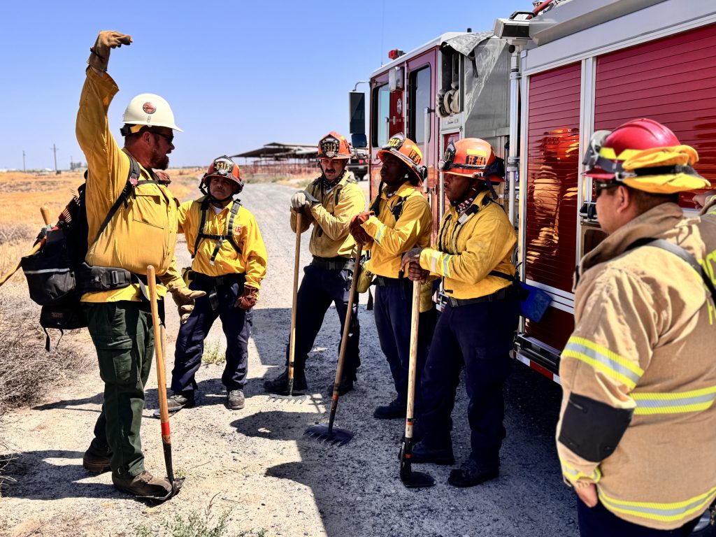 firefighters training