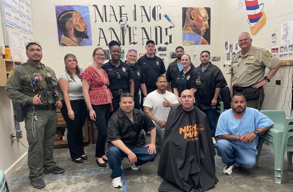 SATF and YCI at the barber shop