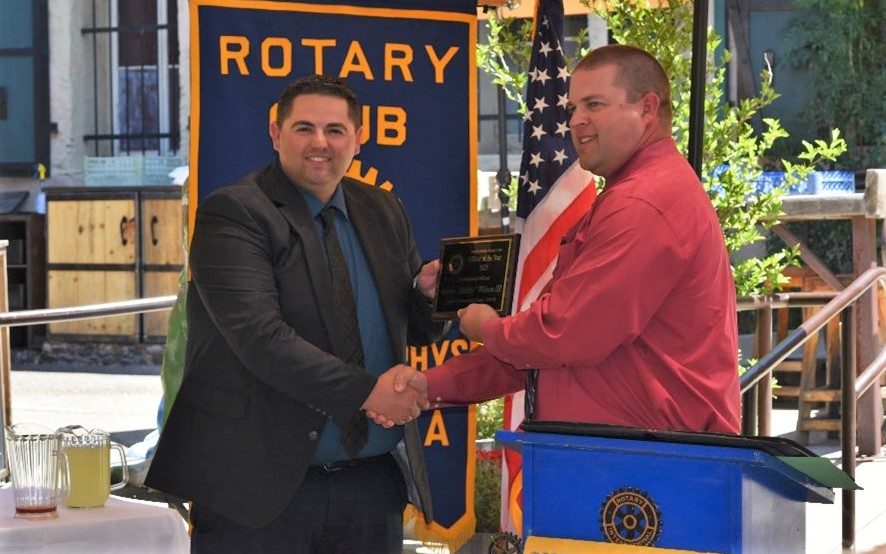 SCC Counselor James Wilson III was named Rotary's Officer of the Year for actions he took in 2024 to save someone's life.