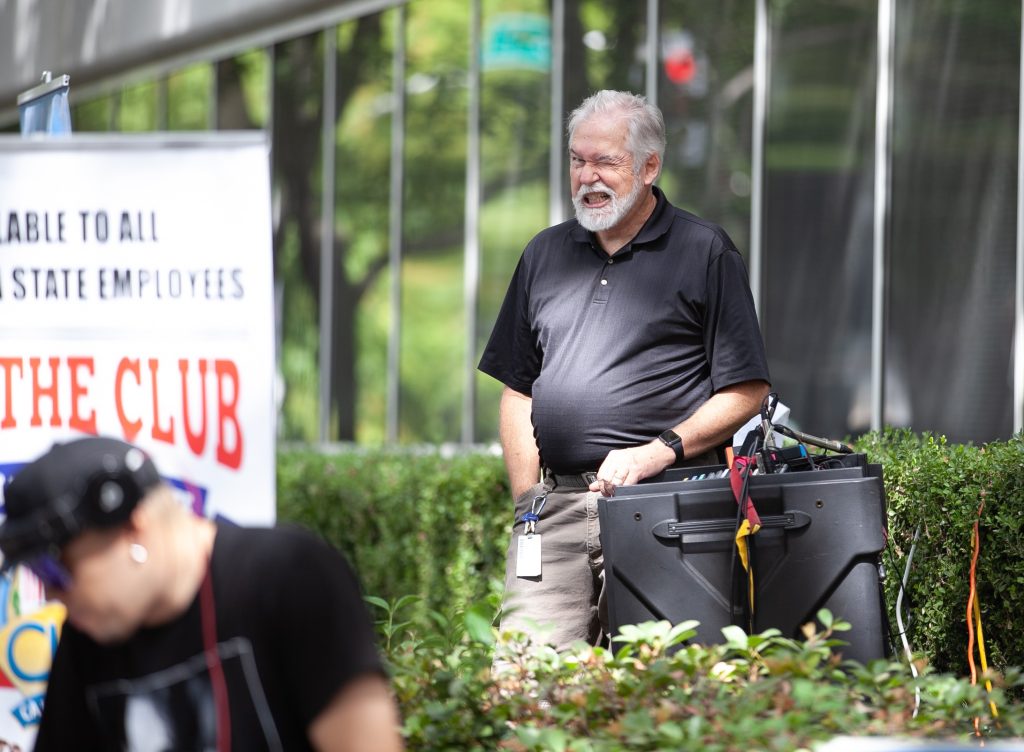 Sabicer at the old Sacramento headquarters location.