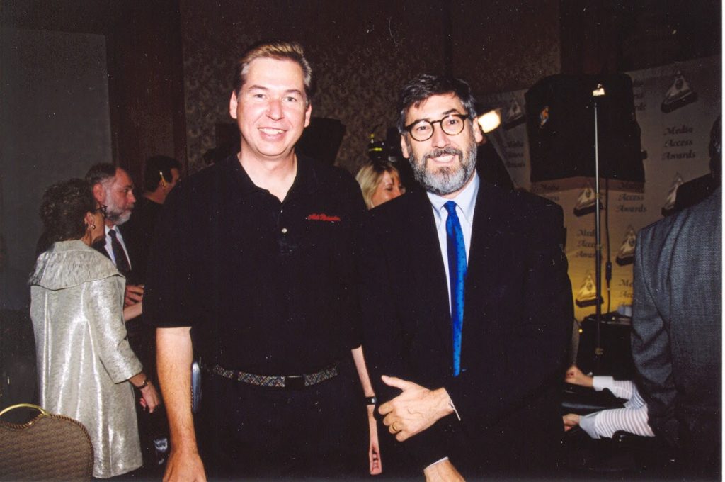 John Landis with a young Scott Sabicer.