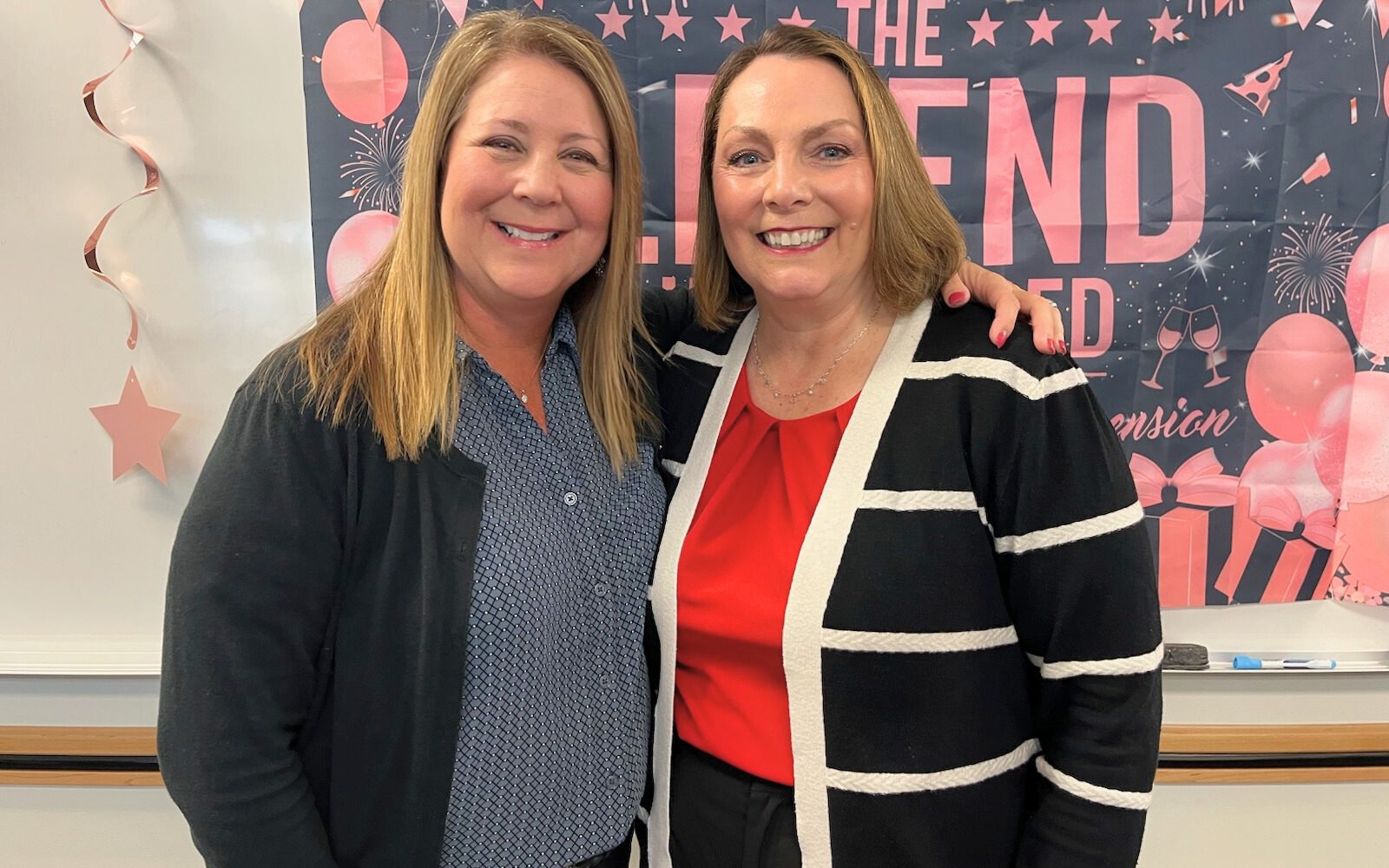 Retired Ombudsman Sarah Smith with friend, Stacey Lopez