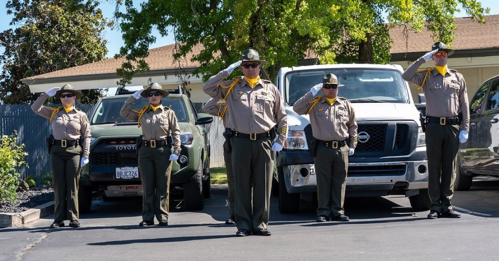 CDCR Honor Guard, posted by CCPOA. 