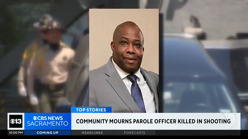 CBS News headline: Community Mourns Loss of Parole Agent with Sacramento Ties