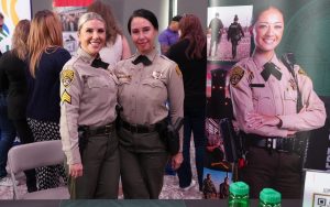CDCR recruitment booth at the CCWF Women in Law Enforcement Symposium.