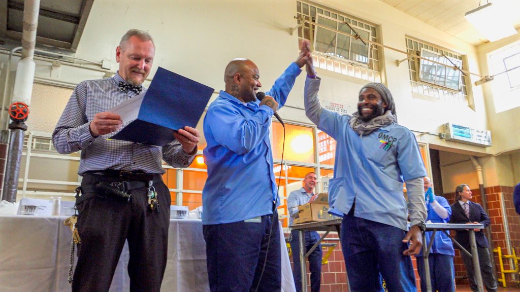 High-fives at the CTF-Soledad hummus recipe challenge.