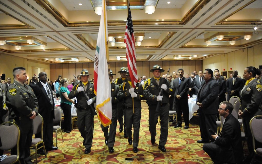 2010 Medal of Valor ceremony opening with the CDCR Honor Guard.