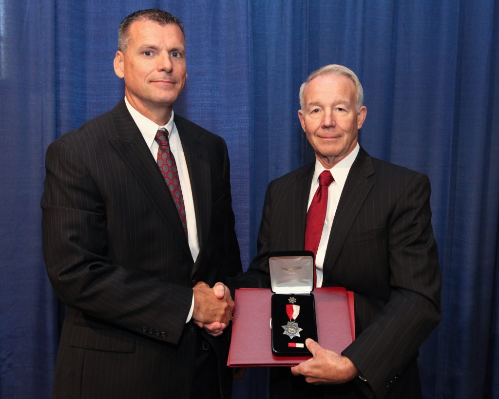 Silver star awarded in 2013.