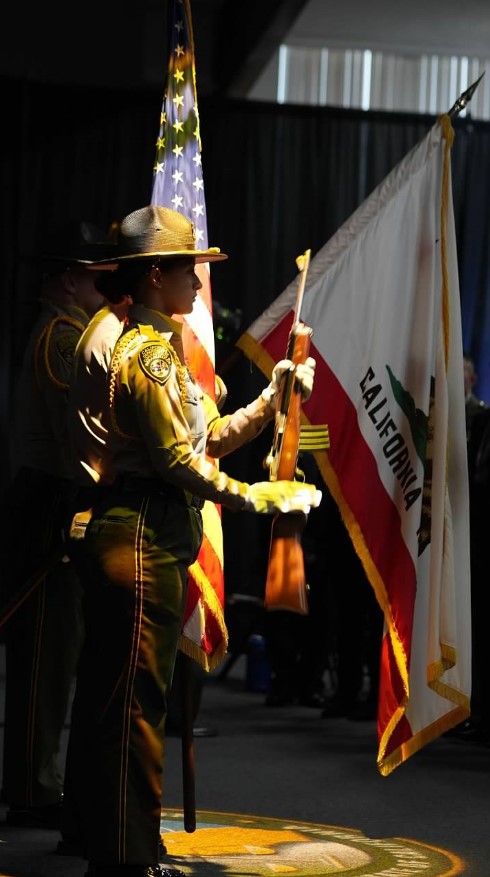 Honor Guard at the Medal of Valor 2025.
