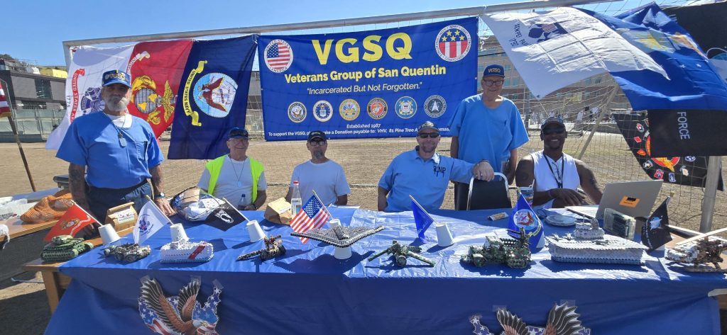 SQRC Day of Peace celebration, Veteran's group table