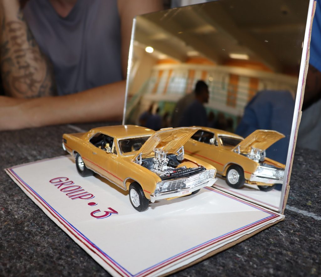 Model car of a Chevrolet Chevelle